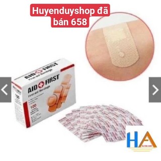 Hộp 100 miếng urgo/ băng cá nhân 5 kích cỡ