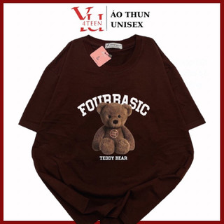 Áo Thun PHÔNG UNISEX in GẤU TEDDY BEAR HOT TREND (Đủ size M-L-XL-XXL BIGSIZE)