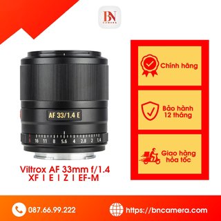 Viltrox 33mm f1.4 for fujifilm | nikon | canon | sony