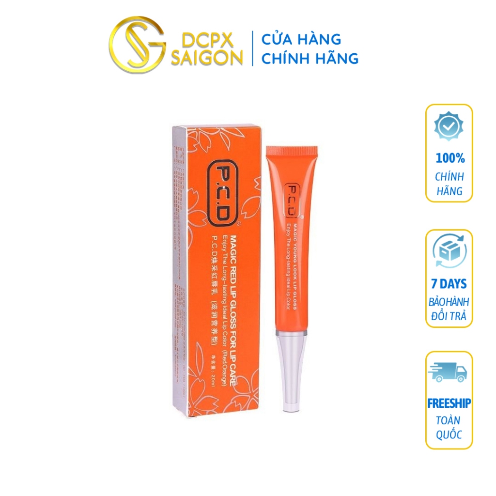 Dưỡng môi kích màu pcd cam