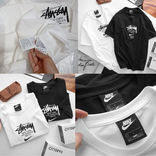 Áo thun st ni ke basic hot trend,nam nữ áo thun tay lỡ vải 100% cotton siêu xịn cao cấp aca_store