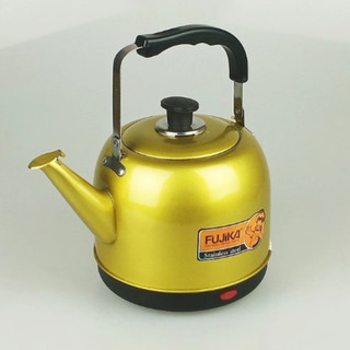 Ấm siêu tốc Fujika 5 lít FJ-SD45 thân inox mạ màu vàng, xanh - Hàng chính hãng