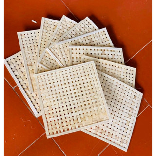Tấm tre đan, mành tre mẹt tre trang trí decor tết