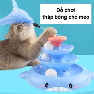 Đồ chơi cho mèo, Tháp bóng lăn 4 tầng