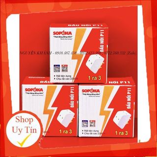 Đầu Nối 1 ra 3 (SOPOKA) P11 Chịu Tải 2200W
