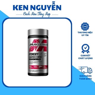 Muscletech Hydroxycut Hardcore Super Elite 120 Viên Nhộng Hỗ Trợ Chuyển Hóa Mỡ Thừa, Tăng Tập Trung Và Tỉnh Táo