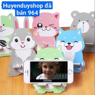 Giá đỡ điện thoại gỗ hình thú