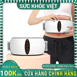 Máy Massage Bụng Giảm Mỡ Beame BM-B45,  Đai Rung Nhiệt Đánh Tan Mỡ Bụng Dùng Pin+ Điện
