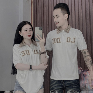 Áo thun nam POLO có cổ tay ngắn phối dây vải cotton co giãn mẫu mới 2 màu trắng đen cao cấp