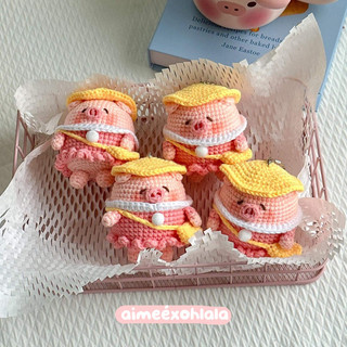 | aiméexohlala keychain | móc khoá len heo đi học