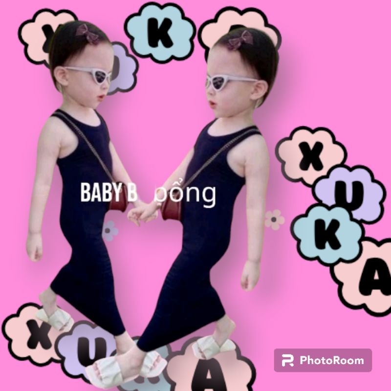 body sát nách dáng dài cho bé