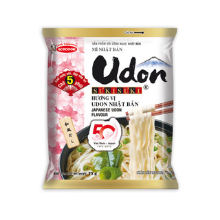 Combo 10 gói Mì Udon Acecook Sưki hương vị Nhật Bản