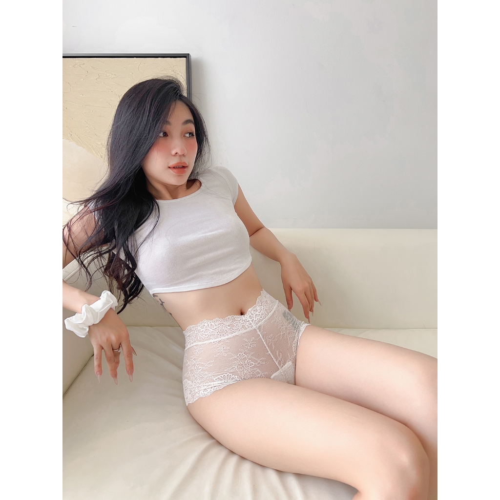 [Hỏa tốc HCM] Quần lót ren lưng cao KRYSTAL Mini Diva