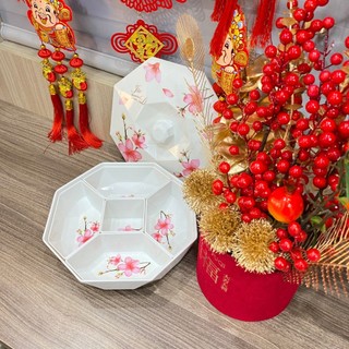 Khay đựng mứt tết họa tiết đẹp, khay mứt mẫu mới nhất