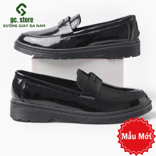Giày Penny loafer da bóng, Giày Sơn Tùng đế tăng chiều cao 4cm giá gốc tận xưởng