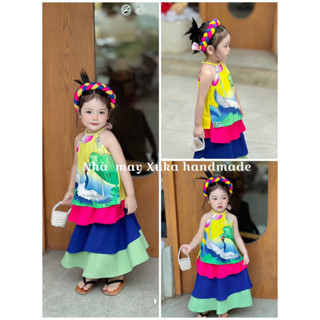 Yếm cho bé gái Nhà may Xuka handmade
