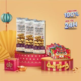 Bánh bông lan nho Pháp 250g Patisserie Tradition Madeleines Longues thơm ngon bổ dưỡng