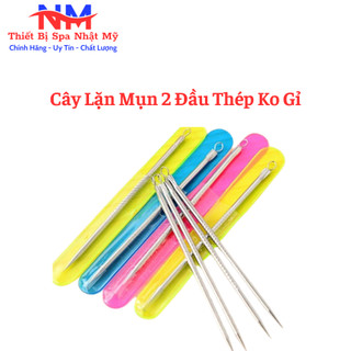 Que lặn mụn 2 đầu thép không gỉ i cây lặn mụn cao cấp siêu rẻ