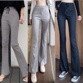 Quần legging dài ôm body siêu hack dáng sc-q6 / quần ống loe lưng thun legging