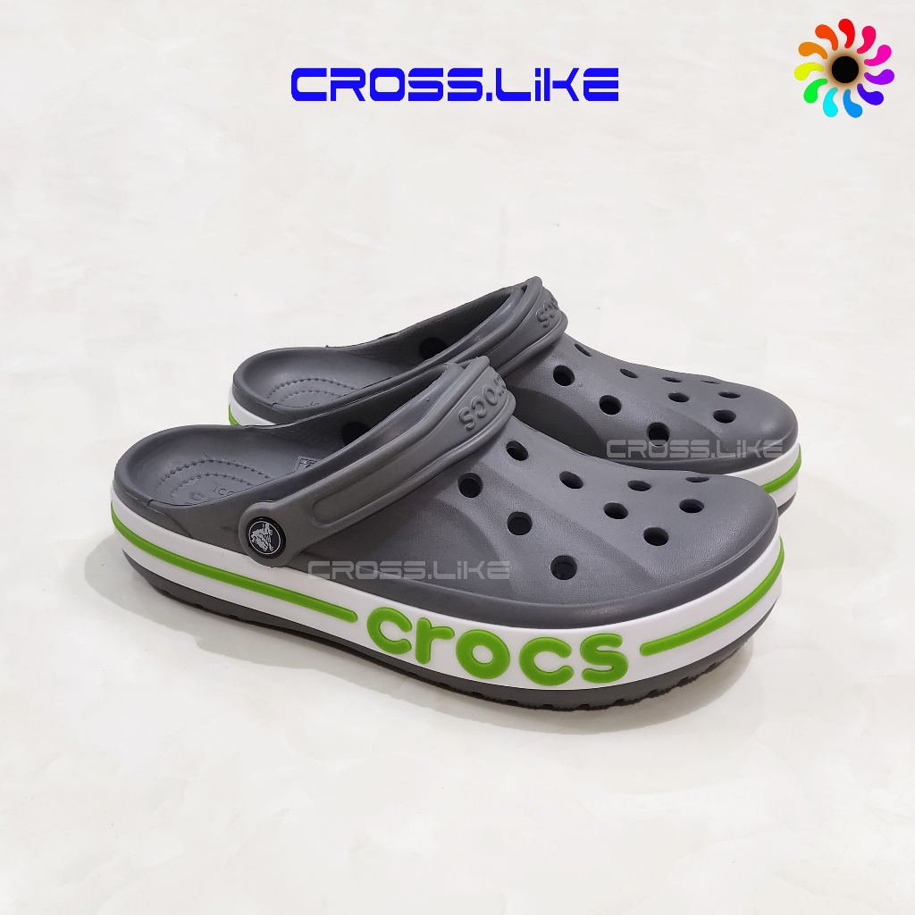 Dép nhựa nam nữ CLOG UNISEX CROSS BAYABAND, dép sục đúc nguyên khối siêu bền, nhiều màu, đi mưa thoải mái.