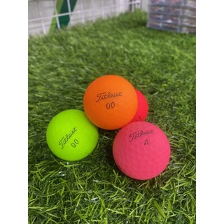 Bóng golf titleist màu nhám đủ màu combo 10 quả