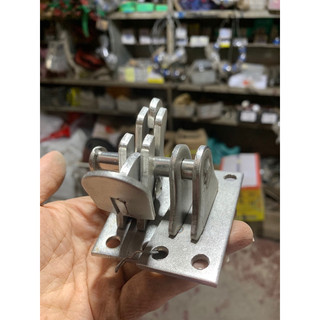 Chốt cửa tự động inox, chốt cửa thông minh loại dày chắc tặng kèm vít