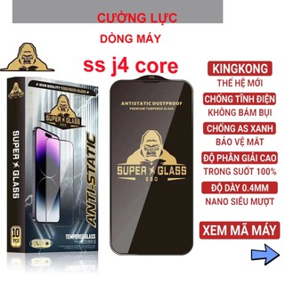 Kính cường lực Samsung j4 plus / j4 core Kingkong full màn , Miếng dán bảo vệ màn hình cho ss galaxy