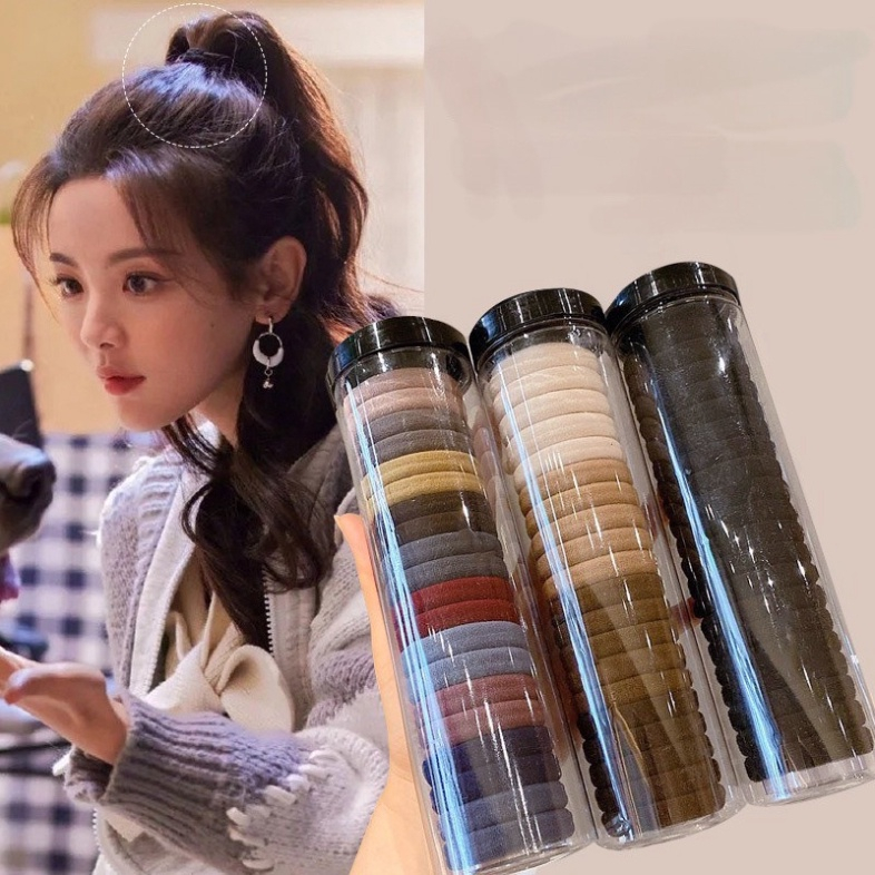 [ COMBO 3 HỘP ] Hộp 20 cái dây chun buộc tóc nhiều màu - PTLUXURY