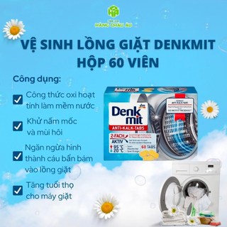 Viên vệ sinh lồng giặt, tẩy lồng giặt denkmit - tách lẻ viên - nội địa đức