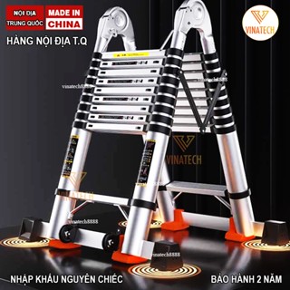 Thang Rút Đôi Chữ A Chữ I Thang Nhôm Đơn  Inox Nhập Khẩu 2.6M 3.2M 3.8M 4.1M 4.4M 5.0M 5.4M 5.9M