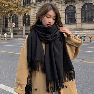  Khăn Len Dạ Lông Cừu Cashmere Khăn Choàng Cổ Nam Nữ Bản To 200 x 70cm 