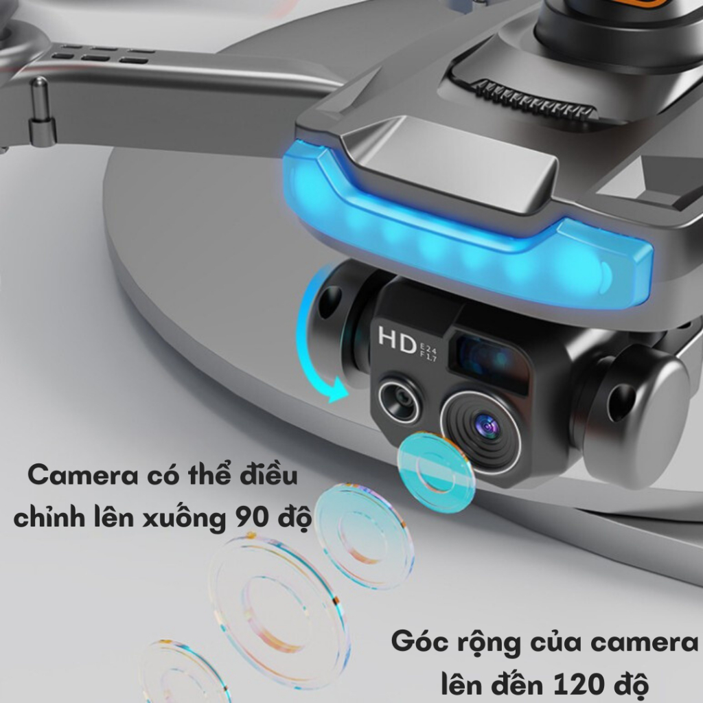 Máy bay camera Flycam P10 Pro, P15 điều khiển từ xa tích hợp cảm biến chống va chạm, flycam mini, drone camera 4k | BigBuy360 - bigbuy360.vn