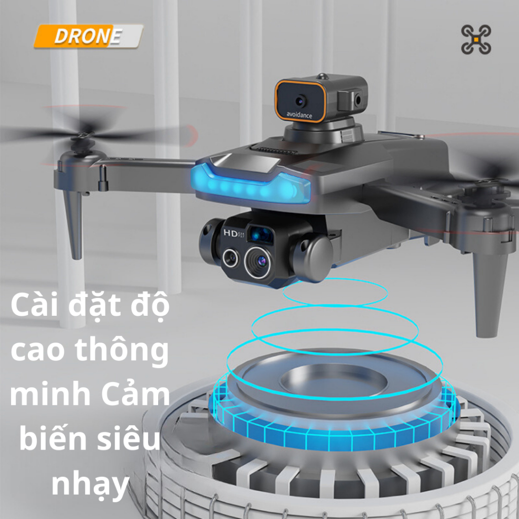 Máy bay camera Flycam P10 Pro, P15 điều khiển từ xa tích hợp cảm biến chống va chạm, flycam mini, drone camera 4k | BigBuy360 - bigbuy360.vn