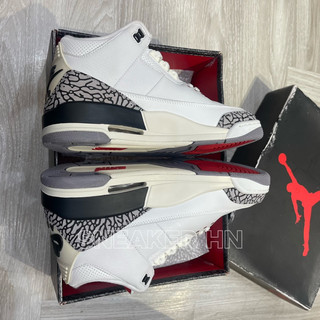 Giày Jordan 3 White Cement | Cao cấp