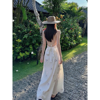 Váy maxi tiểu thư hoa nhí hở lưng Yeesu Dress