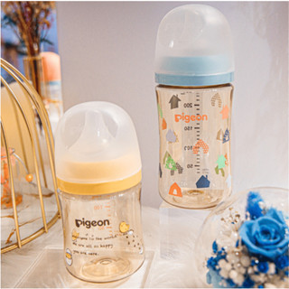 Bình Sữa Pigeon Cổ Rộng Nội Địa Nhật 160ml 240ml Nhựa PPSU An Toàn Cho Bé