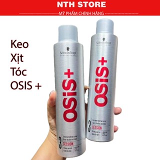 Keo Xịt Tóc OSIS Schwarzkopf 3 SESSION 300ml Giữ Nếp Tạo Kiểu Tóc Cứng