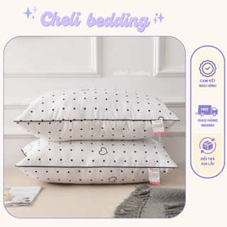  Đôi Ruột Gối Đầu Muji Ruột Gối Bông Gòn Tinh Khiết Kháng Khuẩn Nhập Khẩu Cao Cấp 