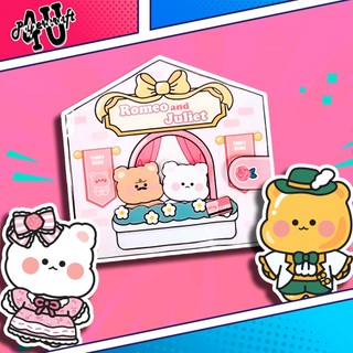 |squishy handmade| đồ chơi squishy - ngôi nhà búp bê giấy nhồi bông tự cắt dán - romeo và juliet