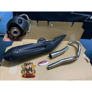 Pô Ex150 LC V6 Móc Ấm Nhét Cổ 2 Khúc Tặng Kèm Tiêu Cnc