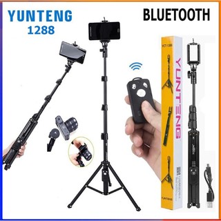 Gậy Chụp Ảnh Tự Sướng Bluetooth Đa Năng – Yunteng 1288 vàTripod K07 – Chụp Hình Selfie-tặng kèm điều khiển
