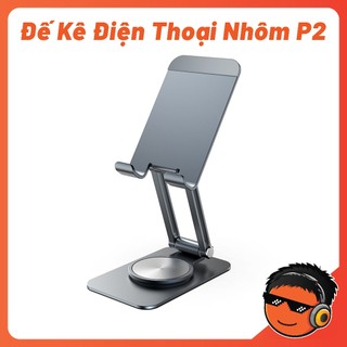 Giá đỡ, đế kê điện thoại nhôm - xoay 360 độ, bản lề cứng cáp chắc chắn | fusion-x
