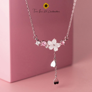 Dây chuyền bạc Diamond Flower, Dây chuyền Tiệm bạc 21Centimeters