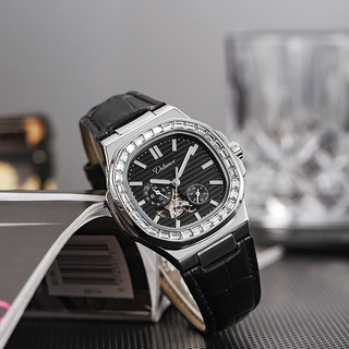  Đồng Hồ Dulunwe  D6043 Máy cơ Automatic 21 Jewels dây kim loại đặc...  