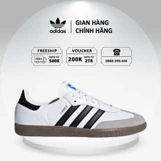 Giày adidas samba og ‘white black gum’ b75806