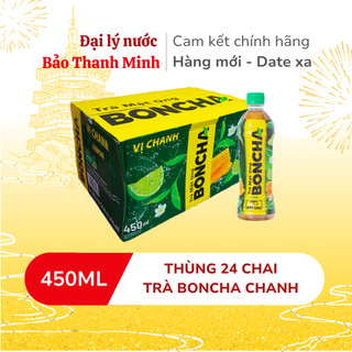 Trà boncha vị chanh chai 450ml