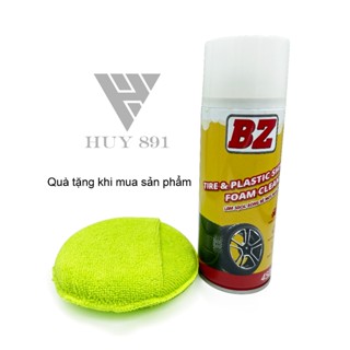 Chai Xịt dưỡng dàn nhựa bóng, nhựa nhám, làm bóng lốp xe , làm bóng nhựa nhám BZ 450ML dành cho xe máy, xe oto