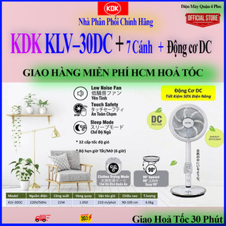 Quạt lửng đứng kdk klv-30dc , 32 tốc độ , động cơ dc