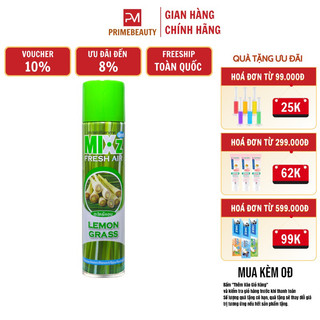 Chai tinh dầu xịt thơm phòng mixz lemon grass hương thơm sả chanh thái lan chai 320ml