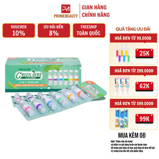 Ống hít thông mũi 2 đầu green herb thái lan